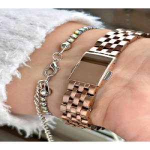 FERRUCCİ KESME CAMLI ROSE METAL KADIN KOL SAATİ