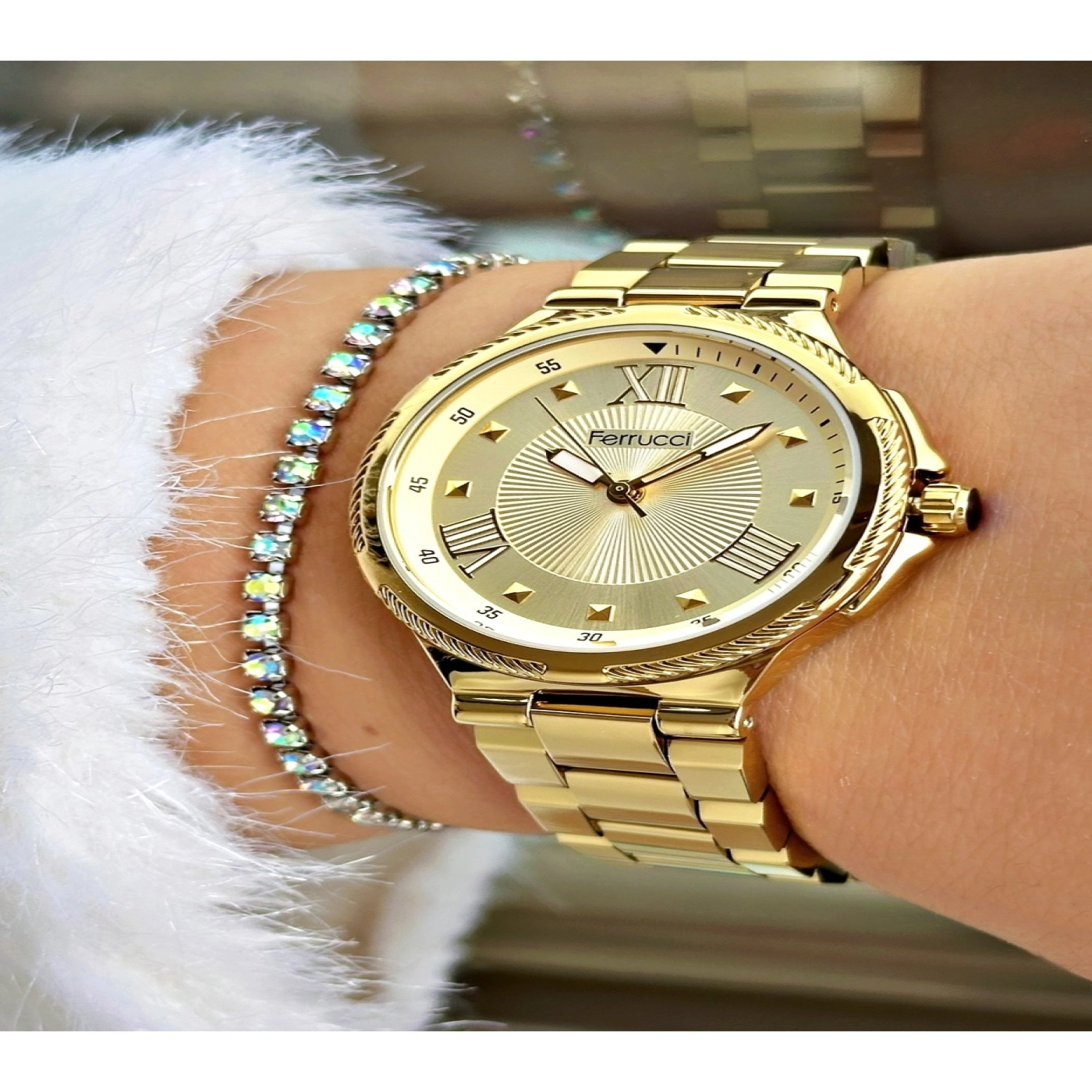 Kadın Kol Saati Su Geçirmez , Bileklik hediyeli