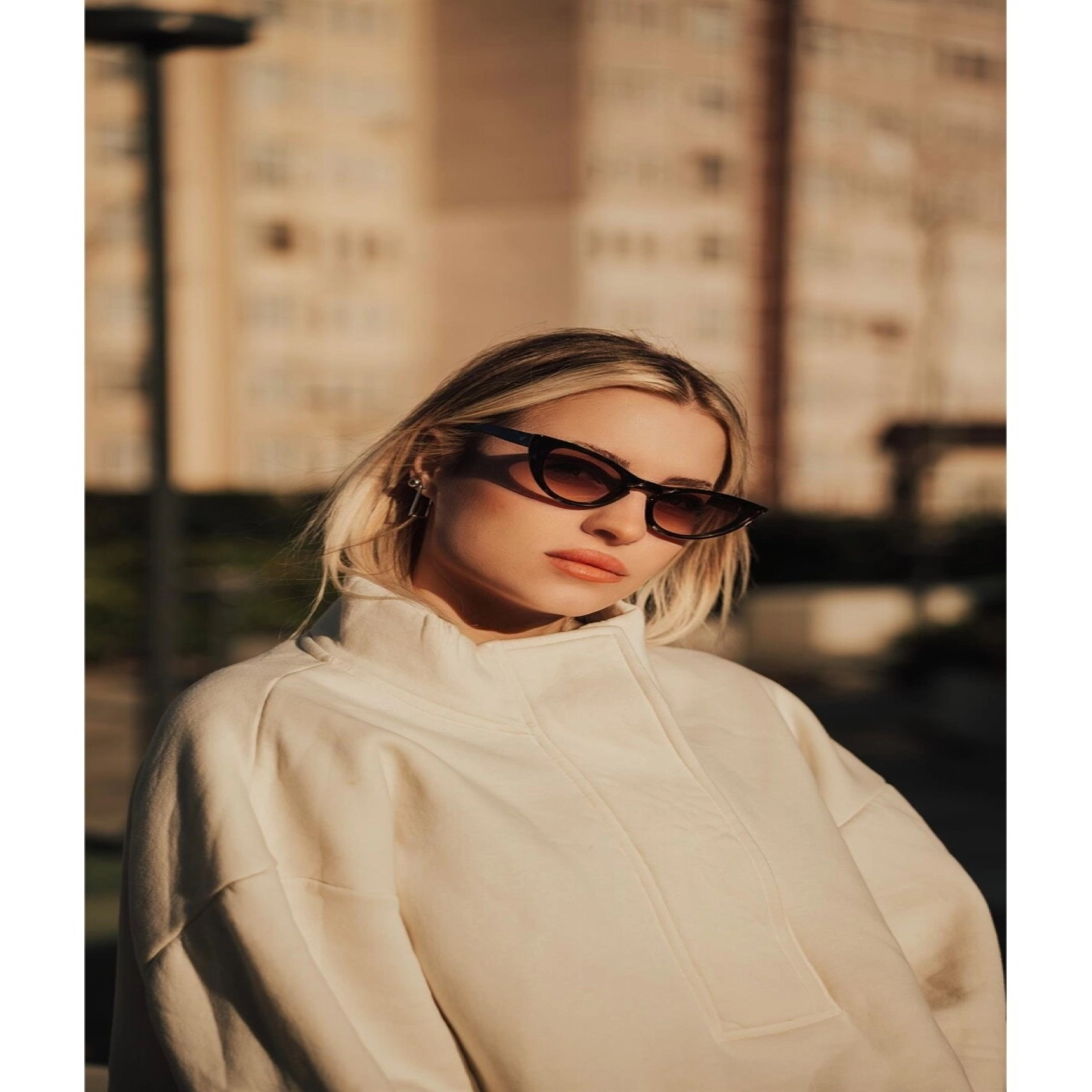 Cat Eye Lüks Özel Tasarım Kadın Güneş Gözlüğü