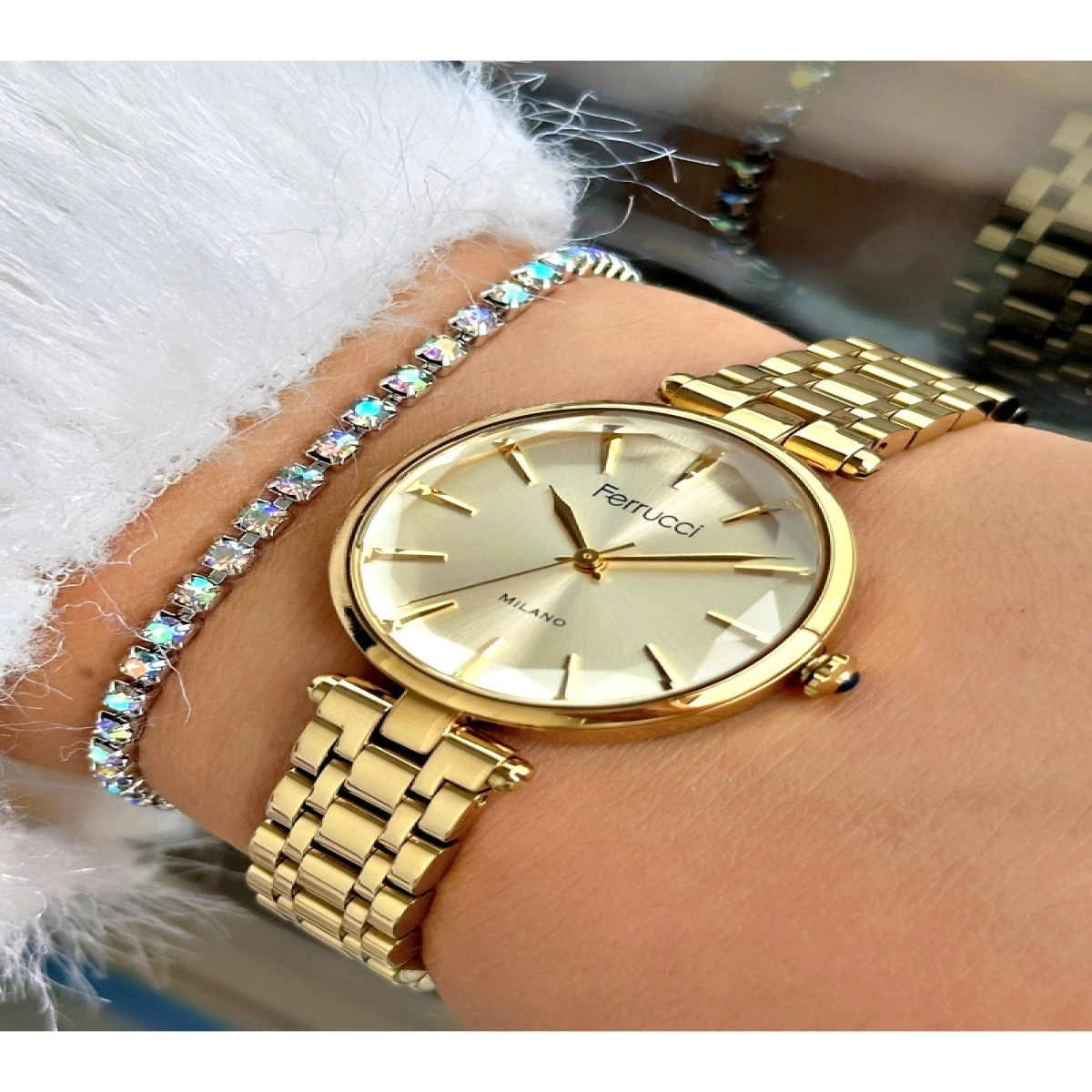 GOLD METAL KADIN KOL SAATİ