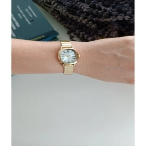 Vintage Minimal Metal Kordon Oval Gold Kadın Kol Saati bb0014