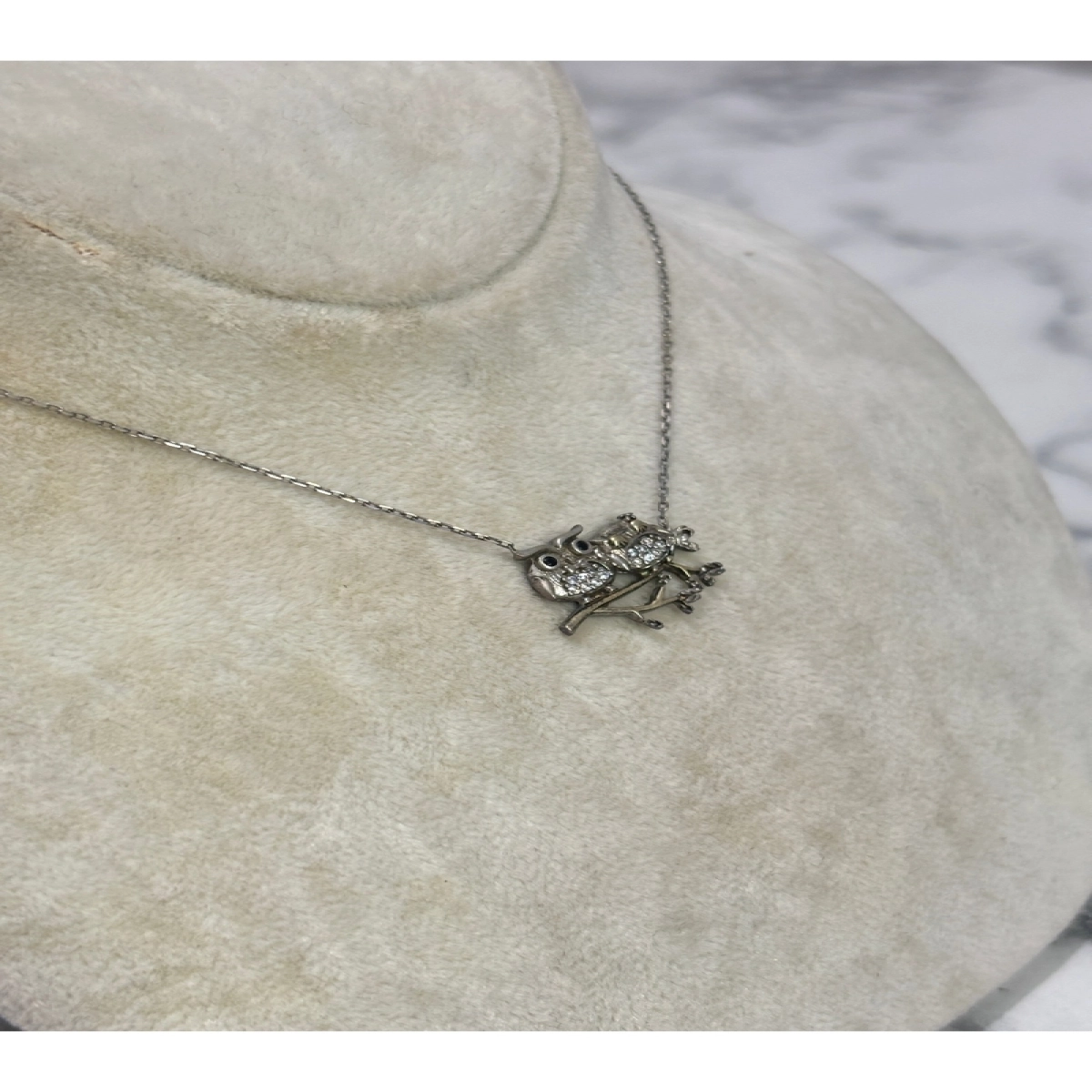 925 Ayar Gümüş Taşlı Hayvan Figürlü Modeli Gümüş Kolye