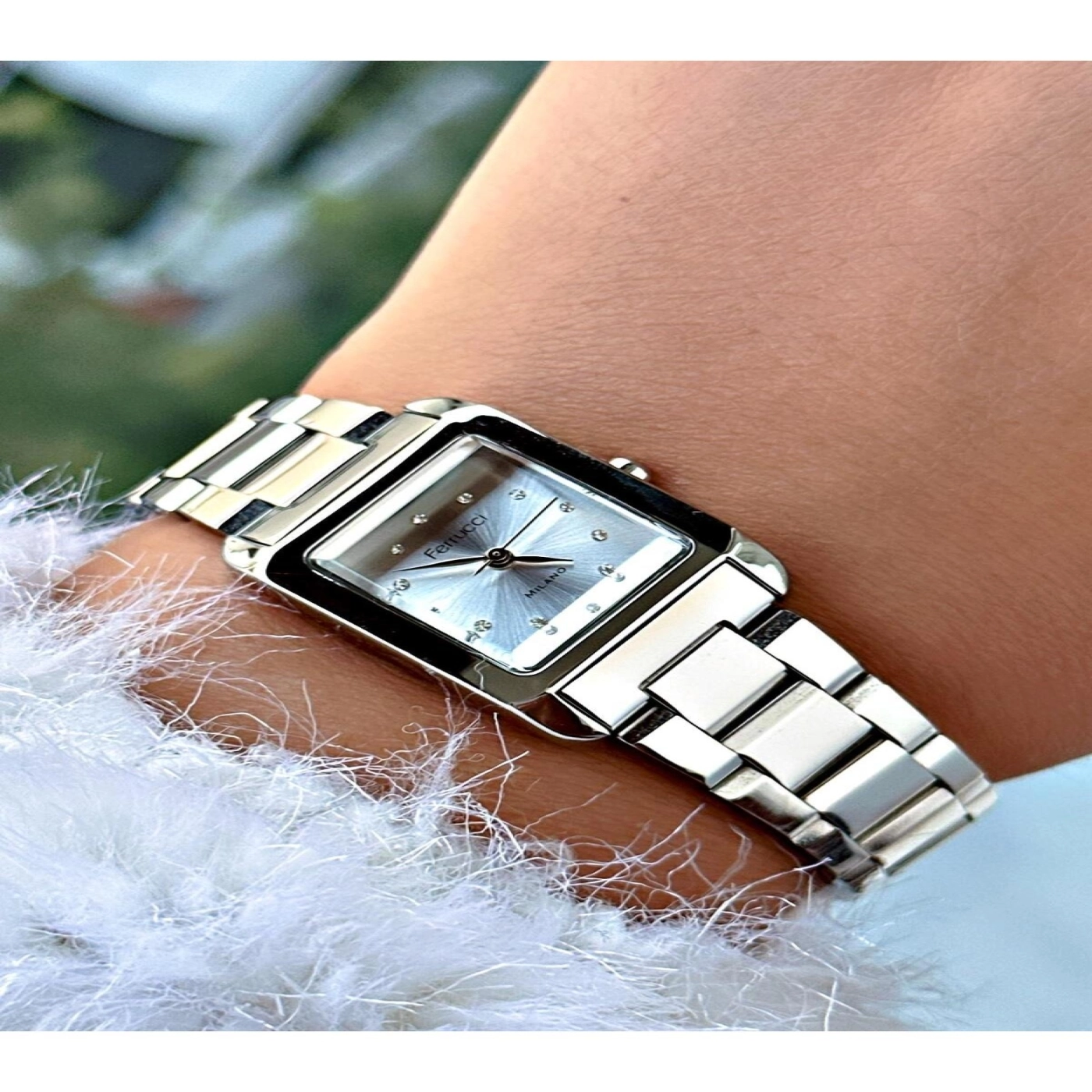 Ferruci Gümüş Renk Çelik Kordon Kadın Kol Saati 03381 hover