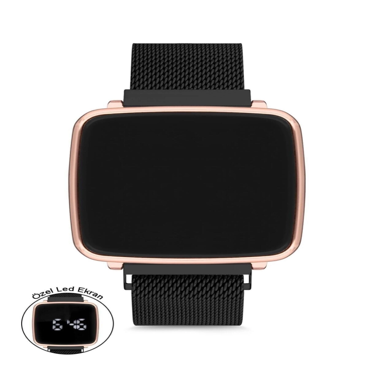 Mıknatıslı Dokunmatik Unisex Kol Saati XT250098