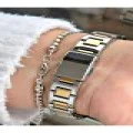 FERRUCCİ KARE TAŞLI YEŞİL KADRANLI GOLD GÜMÜŞ METAL KADIN KOL SAATİ