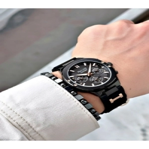 FERRUCCİ FUNCTION SİYAH KORDONLU SİLİKON ERKEK KOL SAATİ