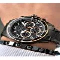 FERRUCCİ SİYAH ROSE KADRANLI FUNCTION SİYAH METAL ERKEK KOL SAATİ