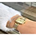 FERRUCCİ KARE GOLD HASIR KADIN KOL SAATİ