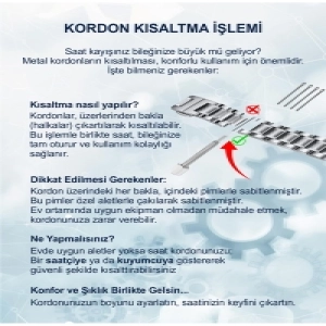 Metal Kordonlu Kadın Saati