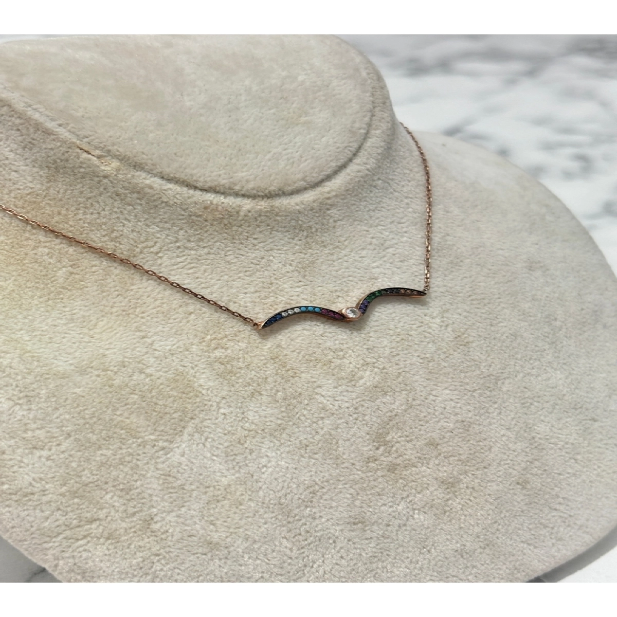 925 Ayar Gümüş Kanat Modeli Gümüş Kolye