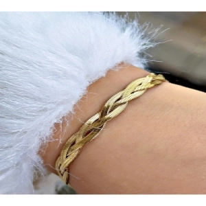 Premium Çelik Örgü Bileklik Özel Lüks Tasarım Paslanmaz ve Kararmaz Çelik Bileklik