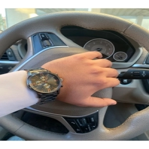 Erkek Kol Saati Çelik Kordon Çelik Kasa Solma Renk Atma Yapmaz