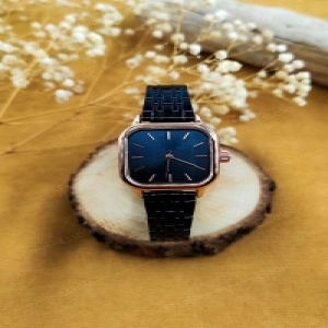 Retro Minimal Paslanmaz Kararmaz Çelik Kordon Kadın Kol Saati