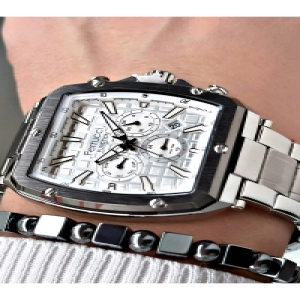 FERRUCCİ FUNCTION BEYAZ KADRANLI GÜMÜŞ METAL ERKEK KOL SAATİ