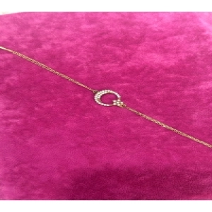 925 Ayar Gümüş Rose Gold Ay Yıldız Gümüş Bileklik Modeli