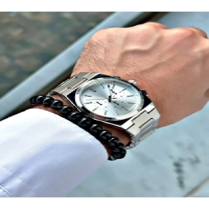 Lüks Özel Tasarım Limited Edition Serisi Metal Kordon Erkek Kol Saati-Bileklik Hediyeli