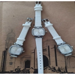 Retro Kasa Rose-gümüş Renk Saat