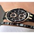 FERRUCCİ SİYAH ROSE KADRANLI FUNCTION SİYAH SİLİKON ERKEK KOL SAATİ