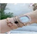 Yüksek Kalite Full Taşlı Patek Çelik Kordon Saat