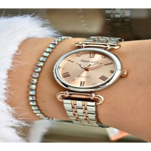 FERRUCCİ ROSE KADRANLI ROSE GÜMÜŞ METAL KADIN KOL SAATİ