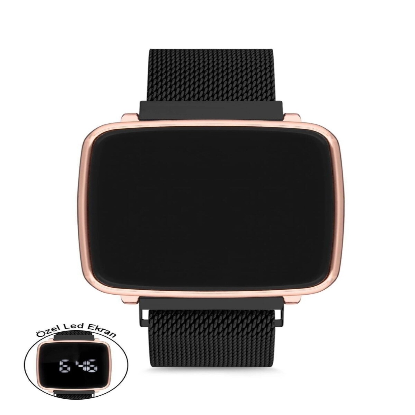 Mıknatıslı Dokunmatik Unisex Kol Saati XT250098