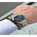 FERRUCCİ FUNCTION TAKVİMLİ LACİVERT KADRANLI GÜMÜŞ METAL ERKEK KOL SAATİ