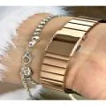 FERRUCCİ RAKAMLARI TAŞLI ROSE METAL KADIN KOL SAATİ