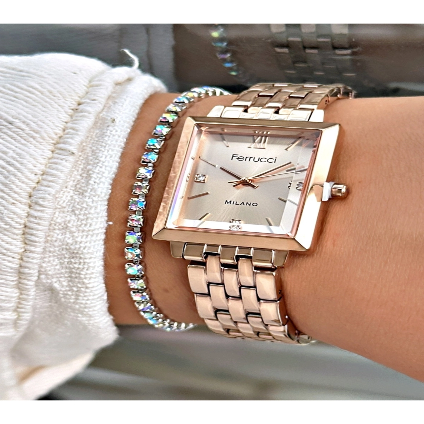 Kare Kadın Kol Saati hover