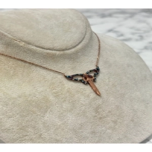 925 Ayar Gümüş Kılıç Modeli Gümüş Kolye