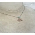 925 Ayar Gümüş Rose Gold  Modeli Gümüş Kolye