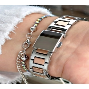 FERRUCCİ KARE TAŞLI ROSE GÜMÜŞ METAL KADIN KOL SAATİ