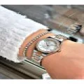 FERRUCCİ TAŞLI ROSE GÜMÜŞ METAL KADIN KOL SAATİ