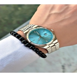 Premium Seri Özel Tasarım Lüks Seri Metal Kordon Classic Erkek Kol Saati-Bileklik Hediyeli