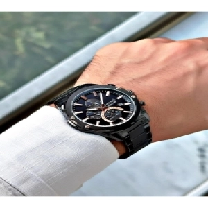 Siyah Renk Çelik Kordon Erkek Kol Saati 03247