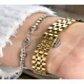 FERRUCCİ KESME CAMLI KARE GOLD METAL KADIN KOL SAATİ