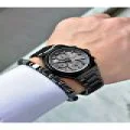 FERRUCCİ FUNCTION GRİ KADRANLI SİYAH METAL ERKEK KOL SAATİ