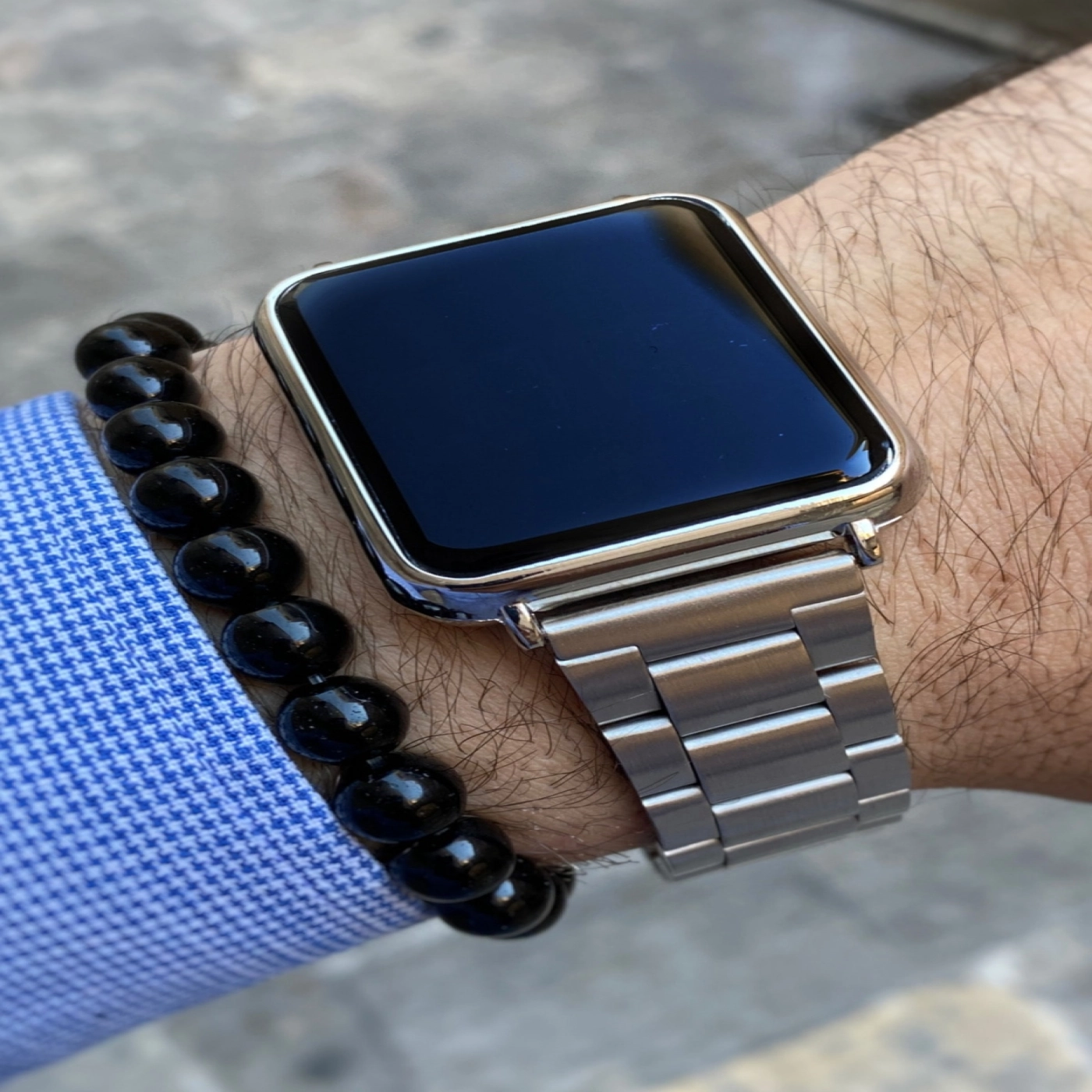 Dokunmatik Çelik Kordon Erkek Kol Saati (BİLEKLİK DAHİL DEĞİLDİR)