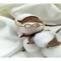 Dekoratif Göstergeli Gold Çerceve Unisex Kol Saati Zirkon Taşlı Bileklik (BİLEKLİK HEDİYEMİZDİR)