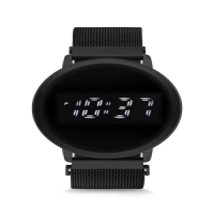 Mıknatıslı Hasır Kordon Dijital Dokunmatik Unisex Kol Saati Uh1sp220103