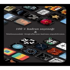 Akıllı Saat Dt No 1 Watch 7 Serisi Tam Ekran Nfc Gps Takip Bt Arama Aranma Mesaj Okuma Siri Kontrol