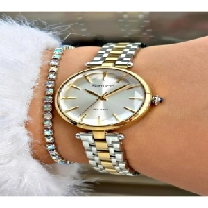 GOLD GÜMÜŞ METAL KADIN KOL SAATİ