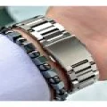 FERRUCCİ FUNCTION TAKVİMLİ SİYAH KADRANLI GÜMÜŞ METAL ERKEK KOL SAATİ