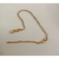 Retro Minimal Koyu Kahve Renk Kordon Kadın Kol Saati Gold Kasa SU YOLU BİLEKLİKLİ bb0021