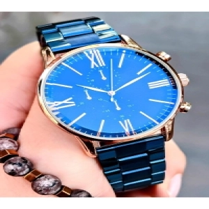 Metal Kordon Özel Seri Erkek Kol Saati +doğaltaş Bileklik Spc4600