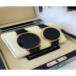 Led Çift Kol Saatleri Sevgili Saati Dokunmatik Ekranlı Saat