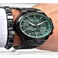 FERRUCCİ YEŞİL KADRANLI MULTI FONCTION METAL SİYAH ERKEK KOL SAATİ