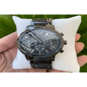 Dokunmatik, Led Ekran , Hasır Mıknatıslı Kordon , Siyah Kol Saati