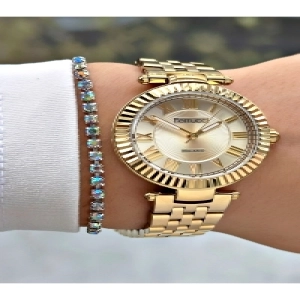 ROMA RAKAMLI GOLD METAL KADIN KOL SAATİ