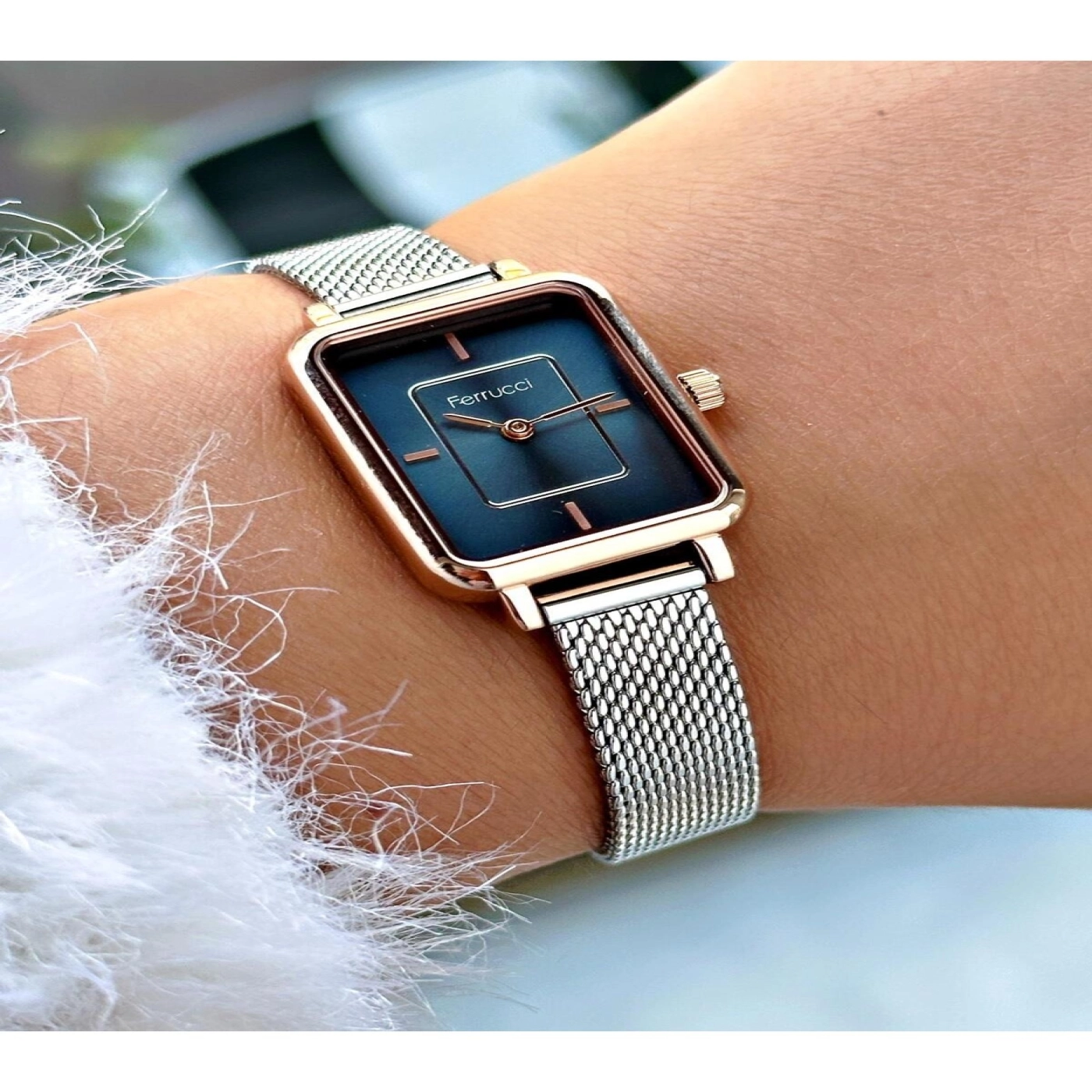 Gümüş Rengi Çelik Kordon Kadın Kol Saati 03361