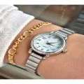 Özel Tasarım Kordon Classic Seri Rakamlı Model Metal Kasa Kadın Kol Saati-Bileklik Hediyeli